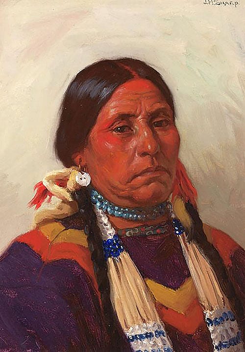 Sings High Up, Blackfoot Squaw; [Sings High Up]